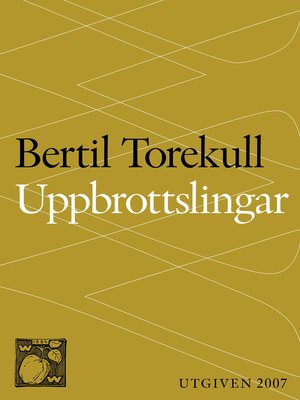cover image of Uppbrottslingar